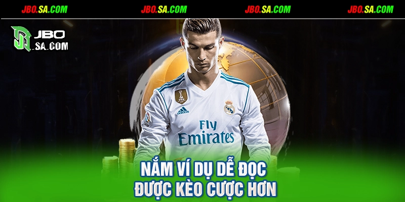 Nắm ví dụ dễ đọc được kèo cược hơn